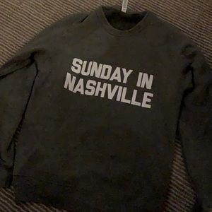 Sunday in Nashville sweatshirt.  Grey Bella Canvas.   30